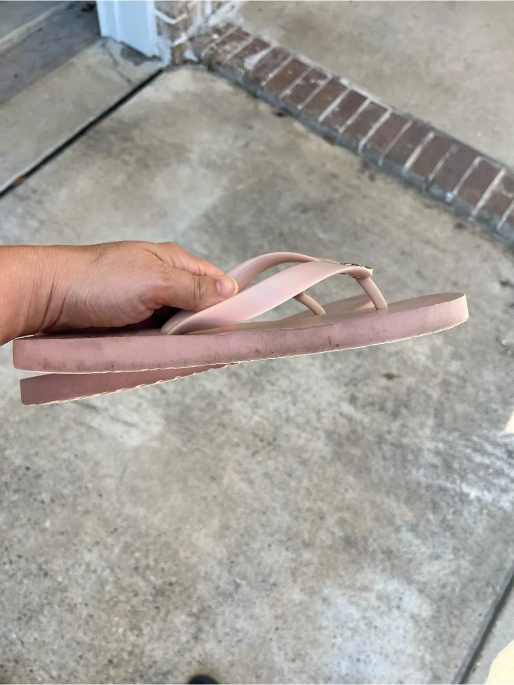 Tory Burch Blush Pink Flip Flops size 7